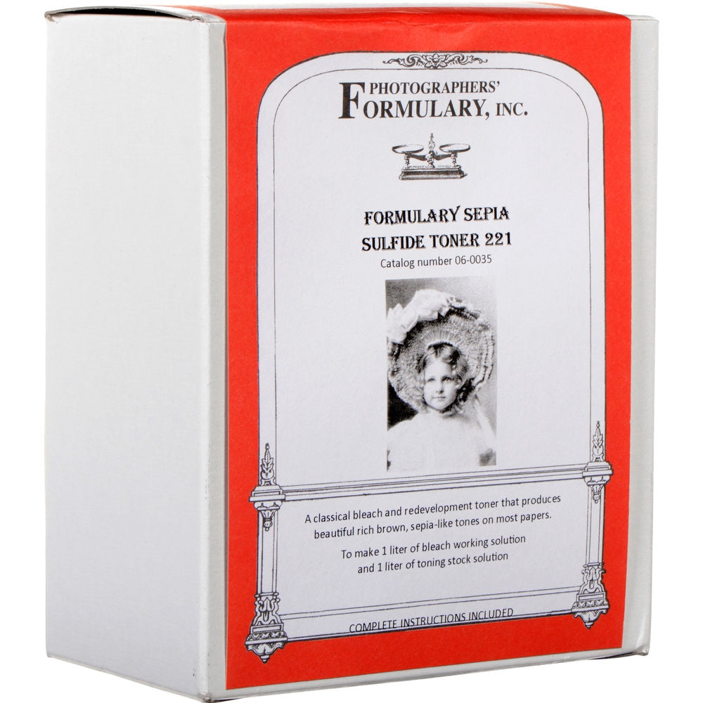 Photographers' Formulary Toner for Black & White Prints | Sepia Sulfide 221/ Makes 1 Liter