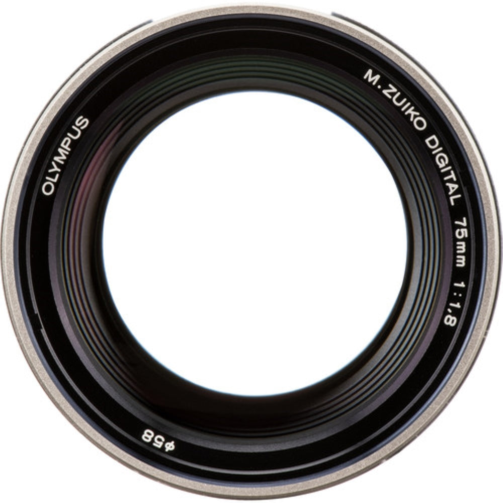 Olympus M.Zuiko Digital ED 75mm f/1.8 Lens | Silver