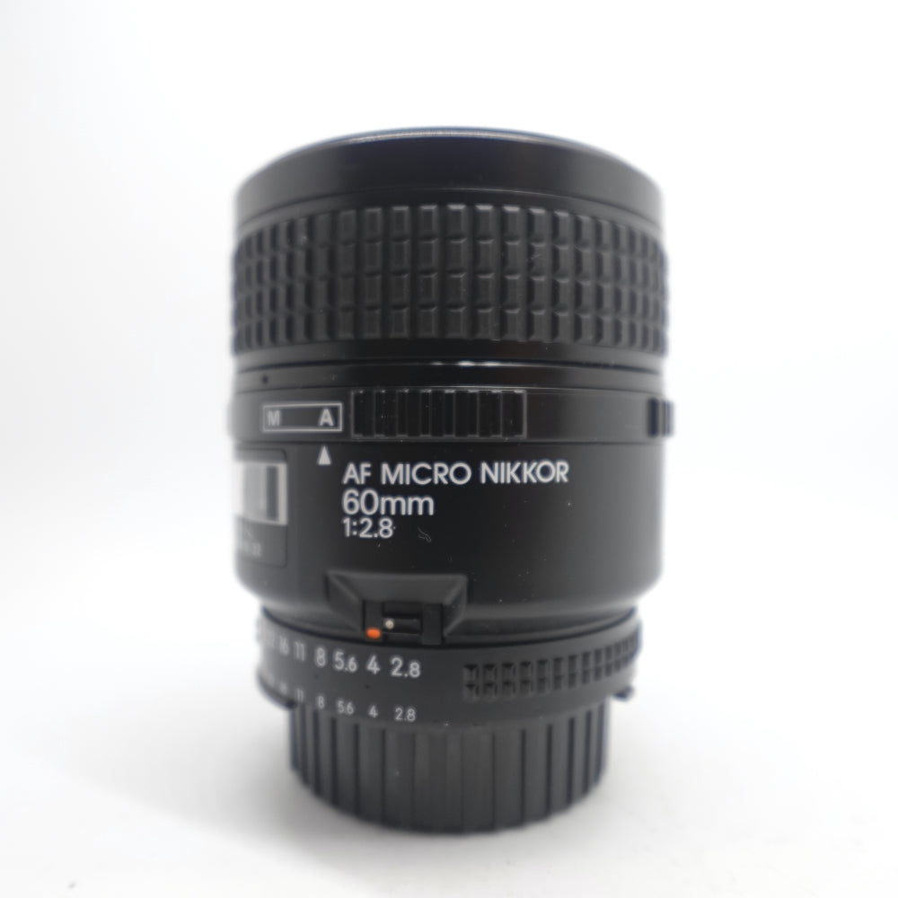 Used Nikon AF Micro Nikkor 60mm f/2.8 SLR Lens | Black | U9
