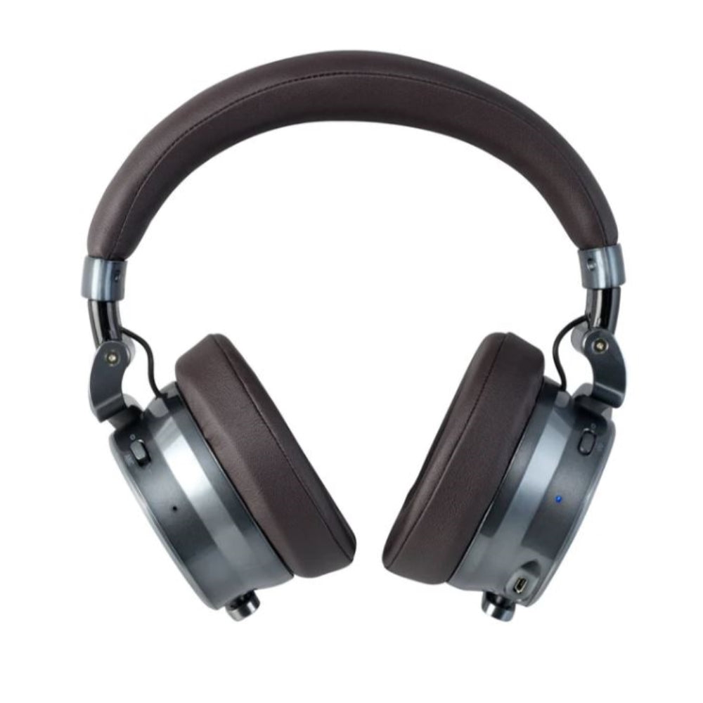 Meters OV-1-B-Connect Over-Ear Active Noise Canceling Bluetooth Headphones | Limited Edition Brown & Silver