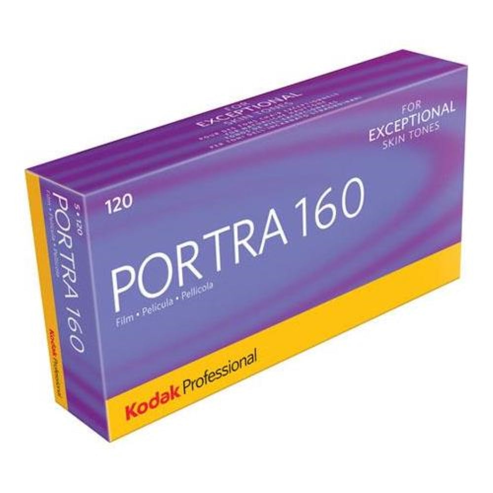 Kodak Professional Portra 160 Color Negative Film | 120 Size Roll, 5 Pack | Expired