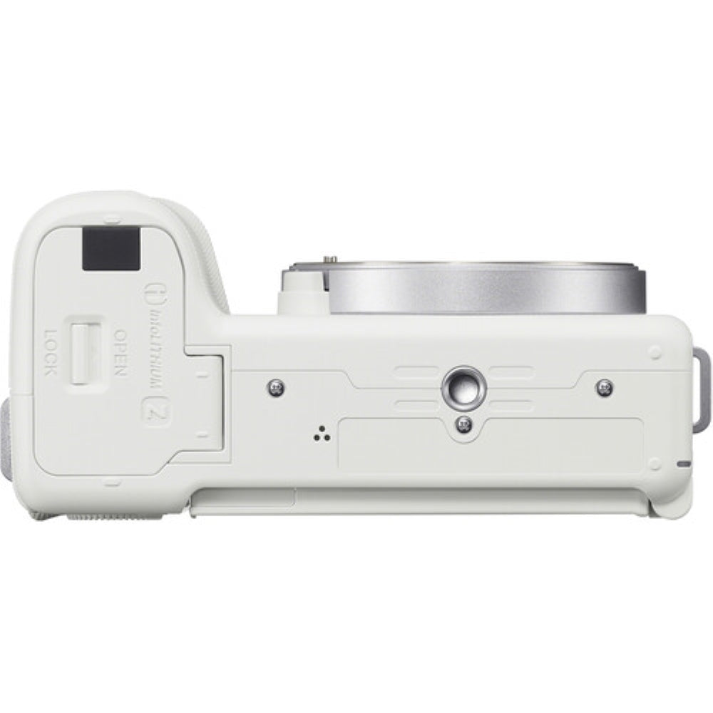 Sony ZV-E10 II Mirrorless Camera | White Bundle with Sigma 10-18mm f/2.8 DC DN Contemporary Lens + 64GB Card + Photo Starter Kit + Battery Charger + Camera Bag + UV Filter + Cleaning Cloth (8 Items)