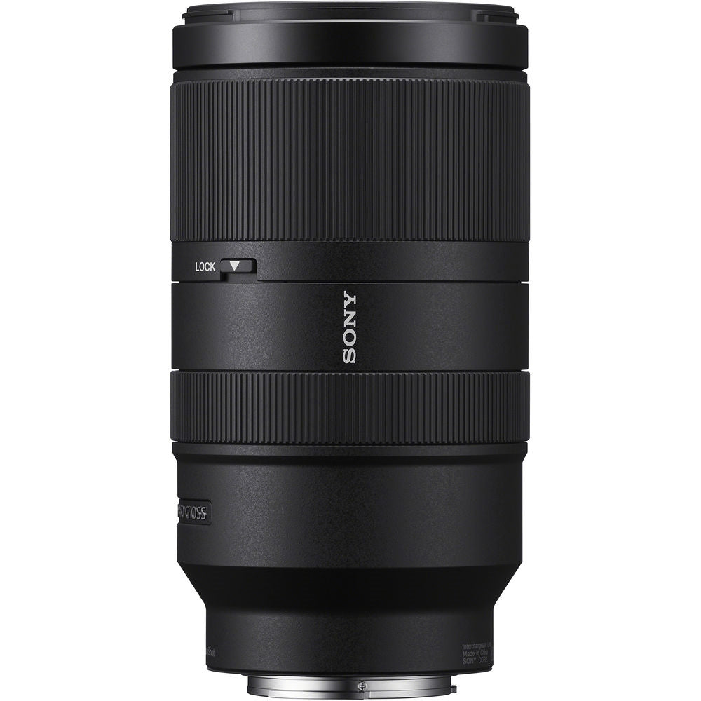 Sony E 70-350mm f/4.5-6.3 G OSS Lens Compatible with Sony E Mount Bundled with 67mm UV Filter + Lens Cap Keeper + Deluxe Cleaning Kit - Blower, Lens Pen, Brush & Case + Microfiber Cleaning Cloth (5 Items)