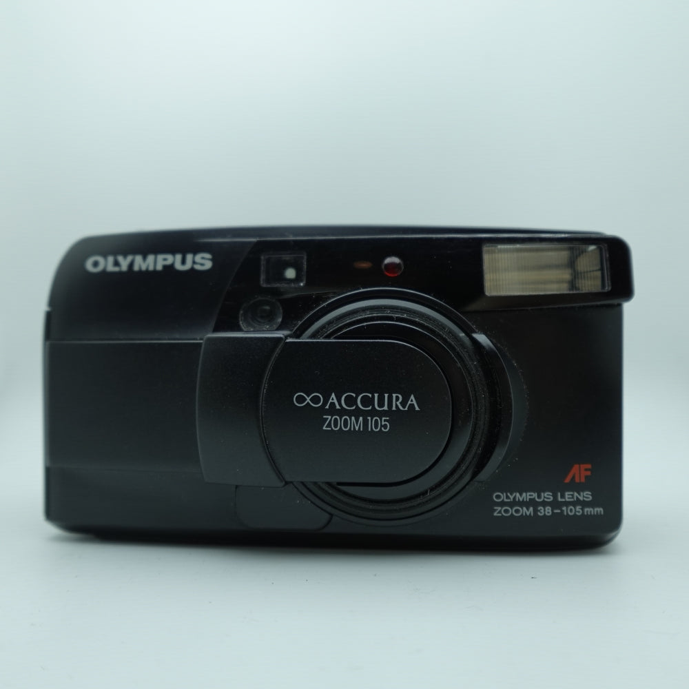Used Olympus Infinity Accura Zoom 105 35mm Point and Shoot Camera | Black | U8
