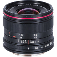 Laowa 7.5mm f/2 MFT Lens for Micro Four Thirds | Ultralight Version, Black