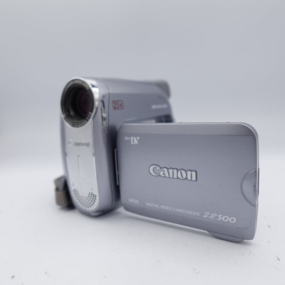 Used Canon ZR500 MiniDV Movie Camera | Blue | U8+