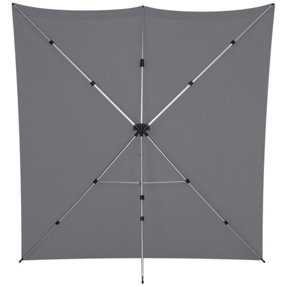Westcott X-Drop Pro Fabric Backdrop Kit | Neutral Gray, 8 x 8'