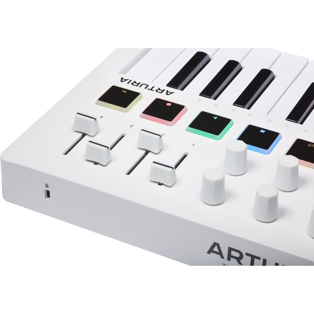 Arturia MiniLab 3 Compact MIDI Keyboard and Pad Controller | White **OPEN BOX**
