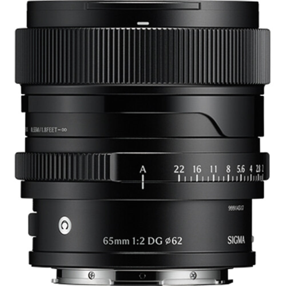 Sigma 65mm f/2 DG Contemporary Lens Compatible with E Mount (Full Frame) Bundle with 62mm UV Filter + Lens Cap Keeper + Deluxe Cleaning Kit + Cleaning Cloth (5 Items)