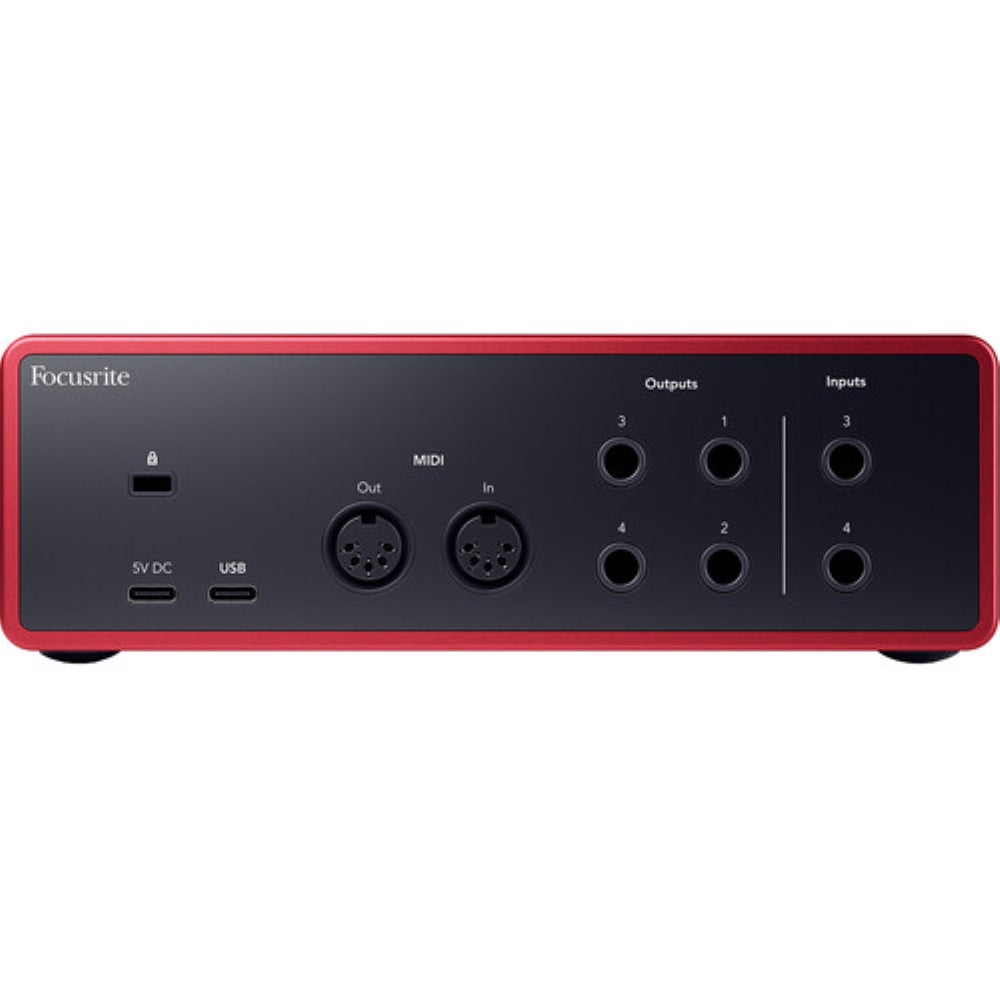 Focusrite Scarlett 4i4 USB-C Audio/MIDI Interface | 4th Generation