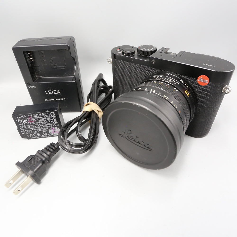 Used Leica Q (Type 116) 24.2MP Digital Rangefinder Camera | Black