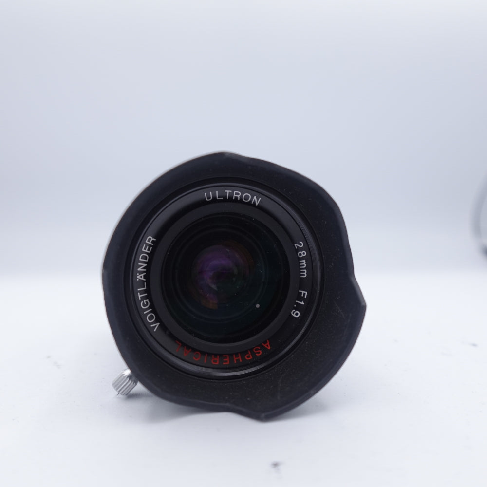 Used Voigtlander Ultron 28mm f/1.9 Aspherical M Mount Lens | Black | U9