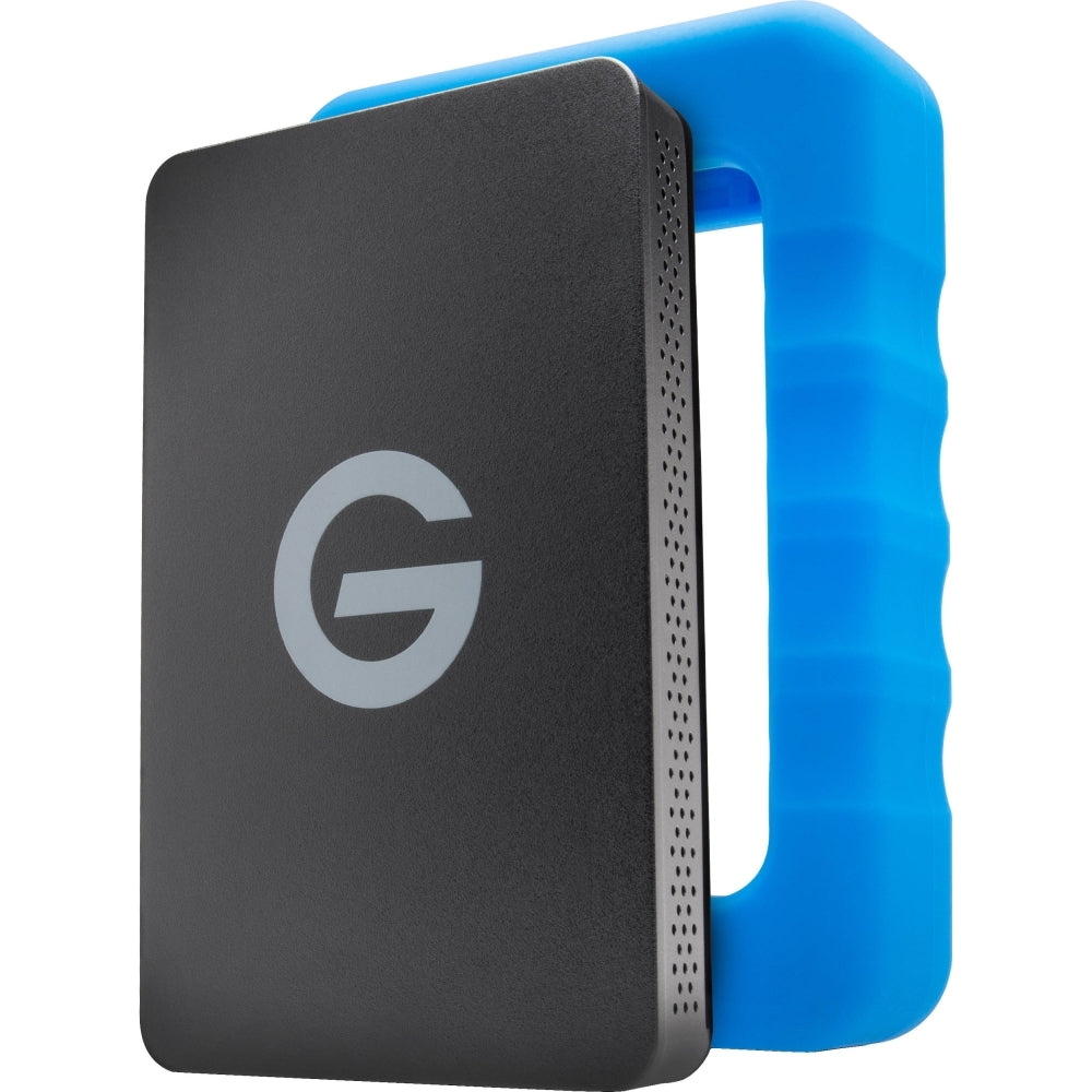G-Technology G-DRIVE ev RaW USB 3.0 Gen 1 Hard Drive with Rugged Bumper | 2 TB