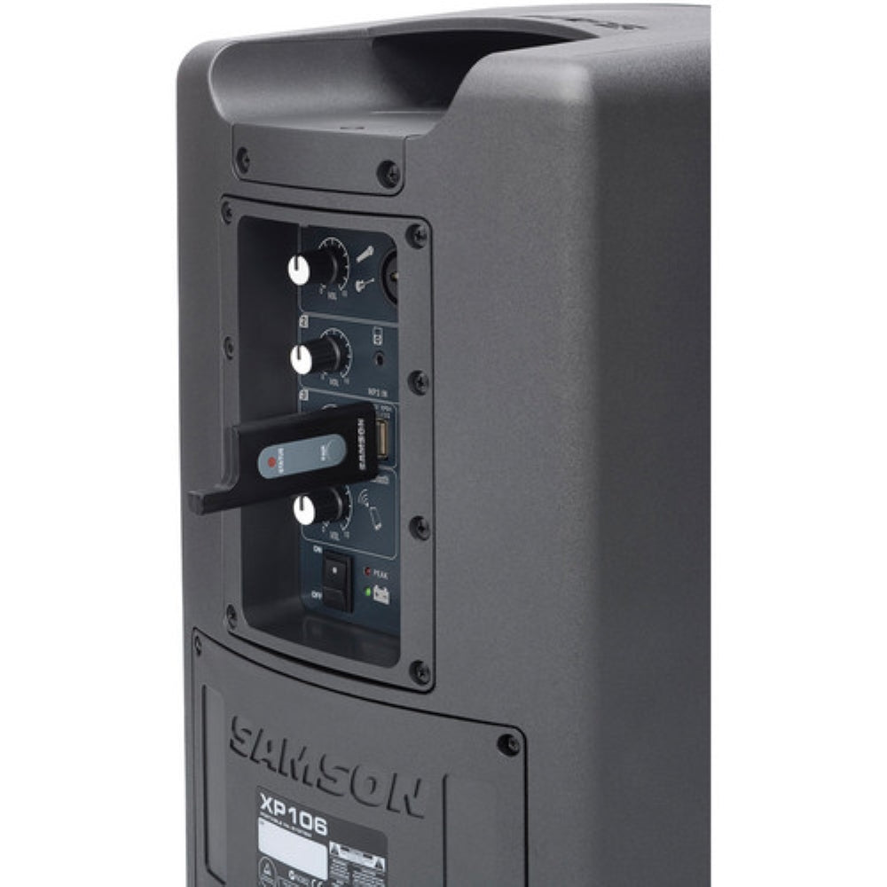 Samson Expedition XP106w Portable PA System with Wireless Handheld Mic System & Bluetooth