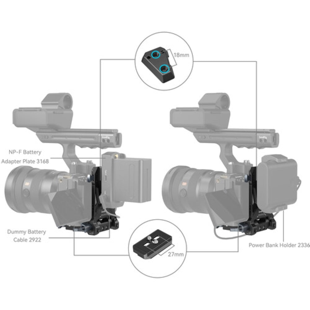 SmallRig Compact V-Mount Battery Mounting System
