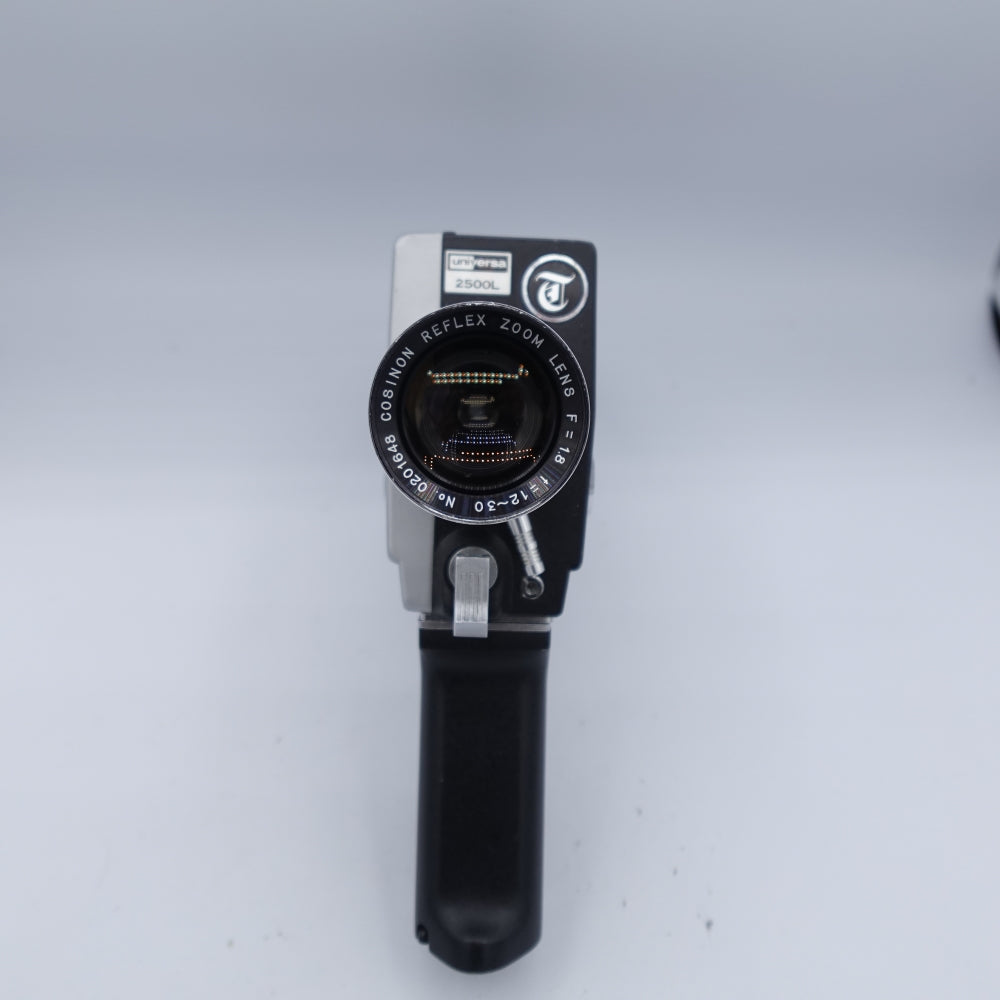Used Universa 2500L Zoom Super 8 Movie Camera | Chrome | U8