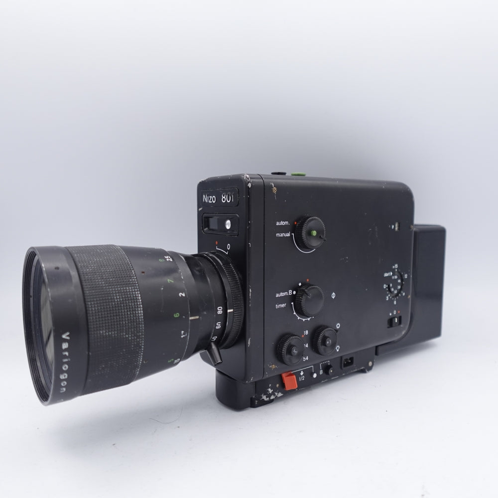 Used Nizo 801 Super 8 Movie Camera | Black | U8