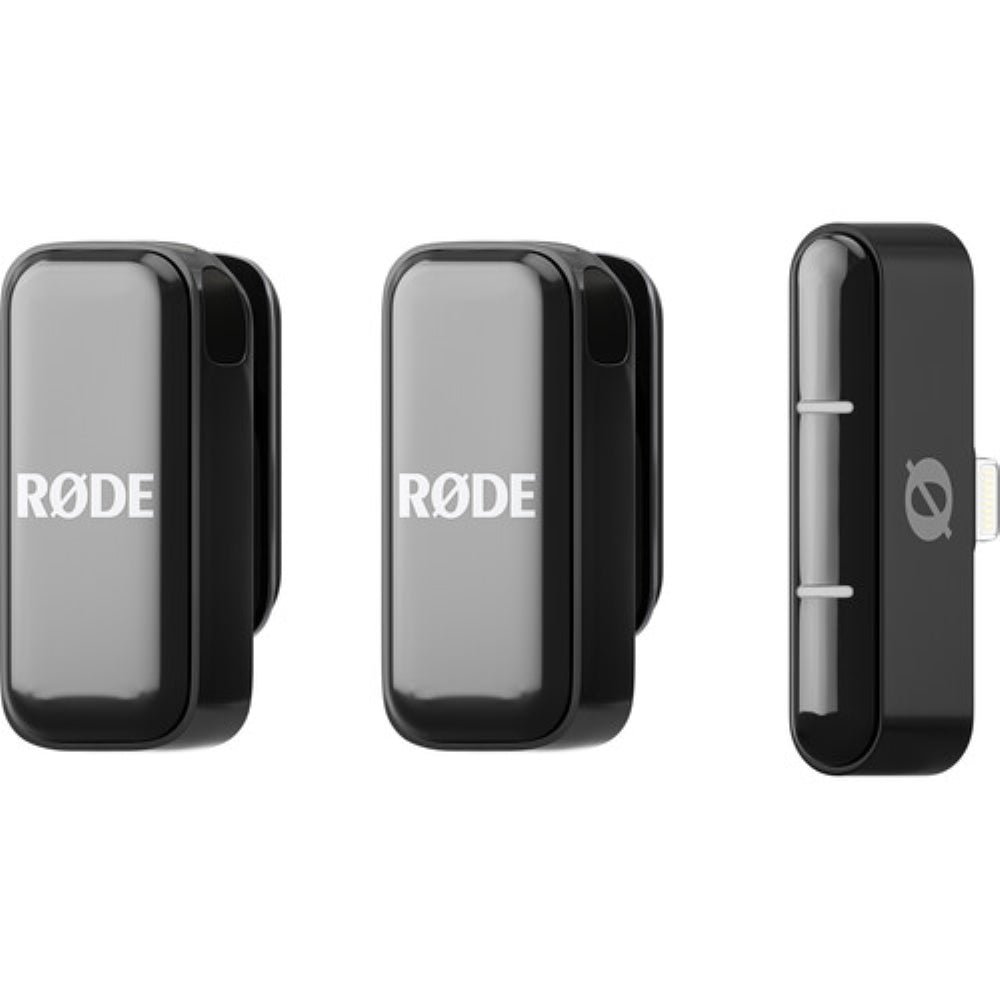 RODE Wireless Micro 2-Person Ultracompact Wireless Microphone System with USB-C Connector | 2.4 GHz, Black