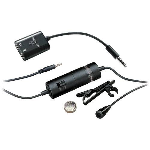 Audio-Technica ATR3350iS Microphone for Smartphones - 19.69-Feet