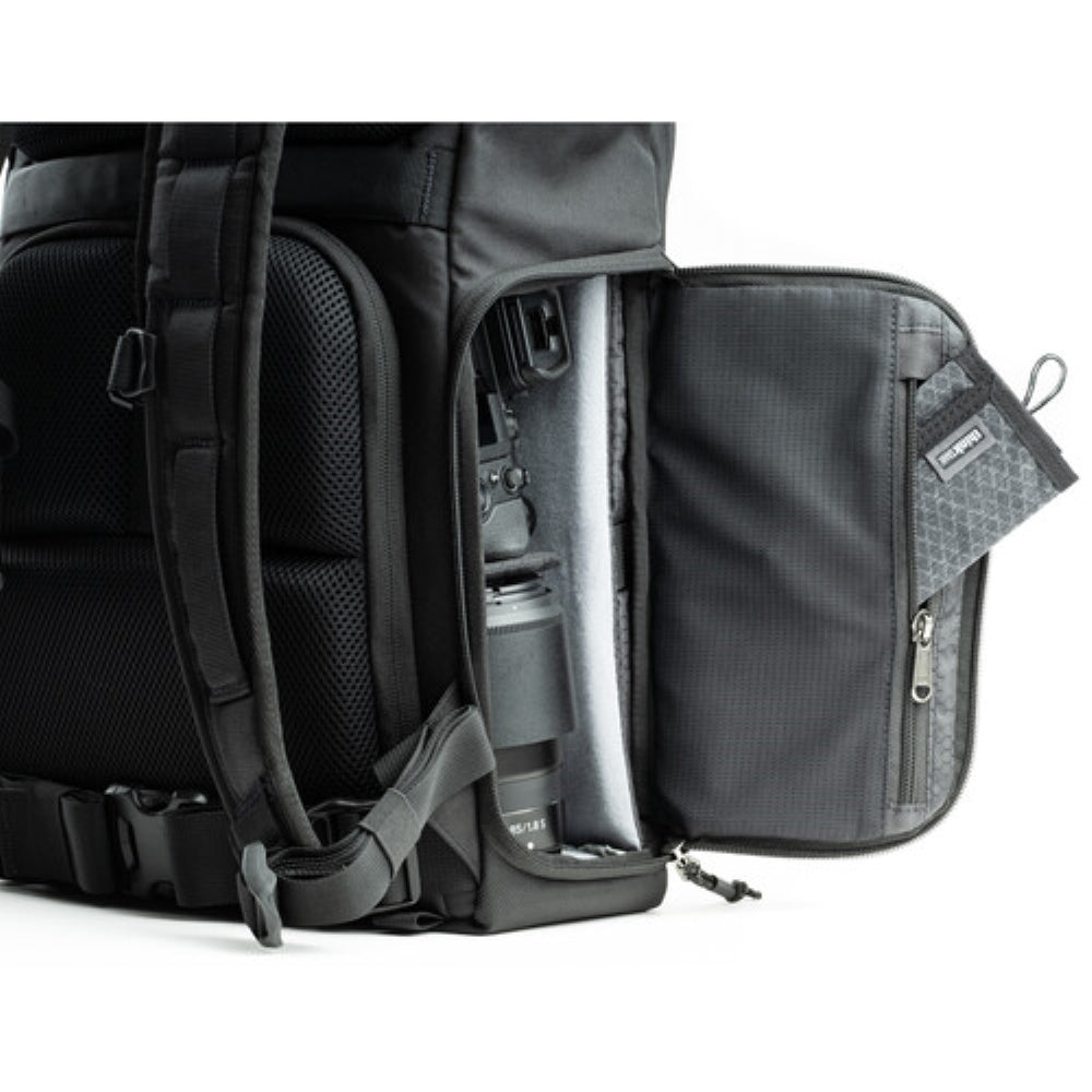Think Tank Photo FocusPoint Rolltop Camera Backpack | Asphalt Black, 22 L