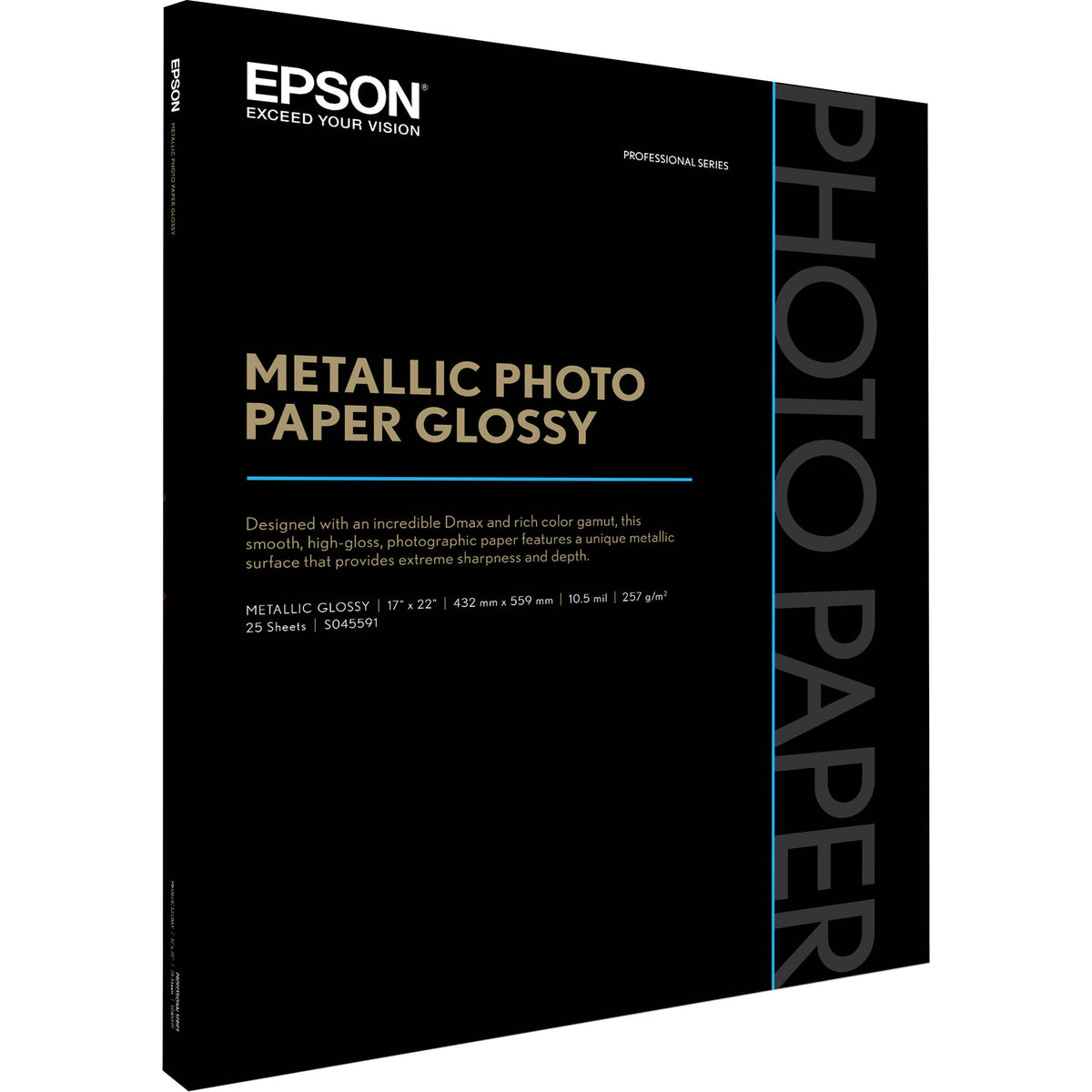 Epson Metallic Photo Paper Glossy | 17 x 22", 25 Sheets