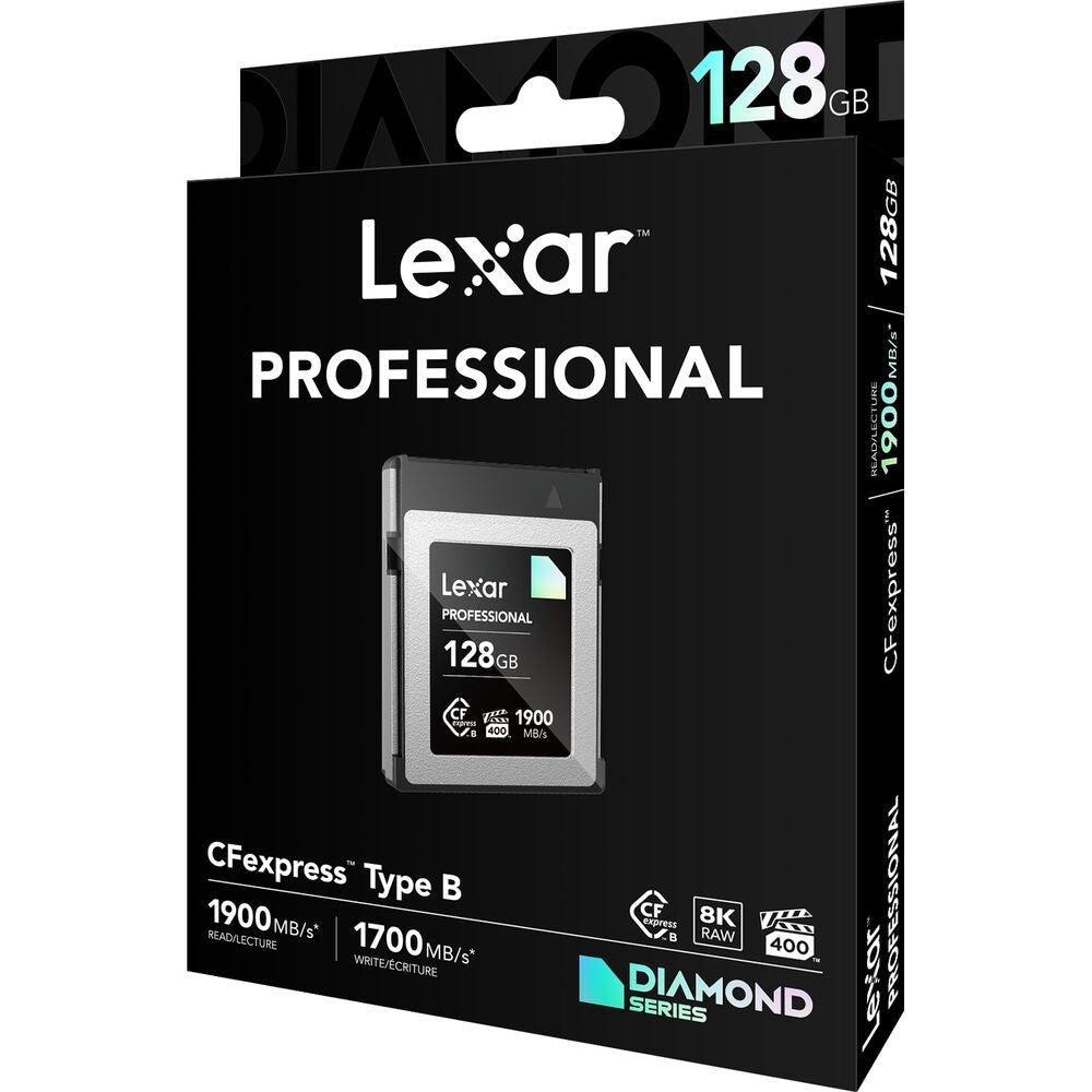 Lexar 128GB Professional CFexpress Type B Card DIAMOND Series