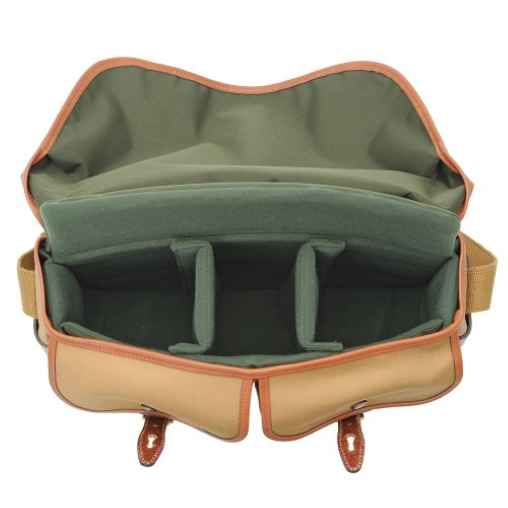 Billingham Hadley Pro Shoulder Bag | Khaki with Tan Leather Trim