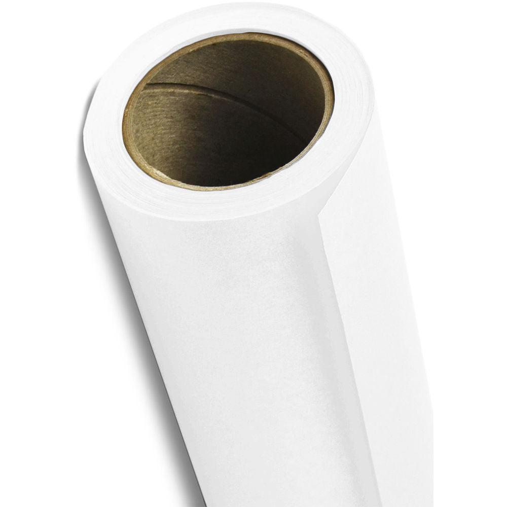 Savage Widetone Seamless Background Paper | 107" x 36', #66 Pure White
