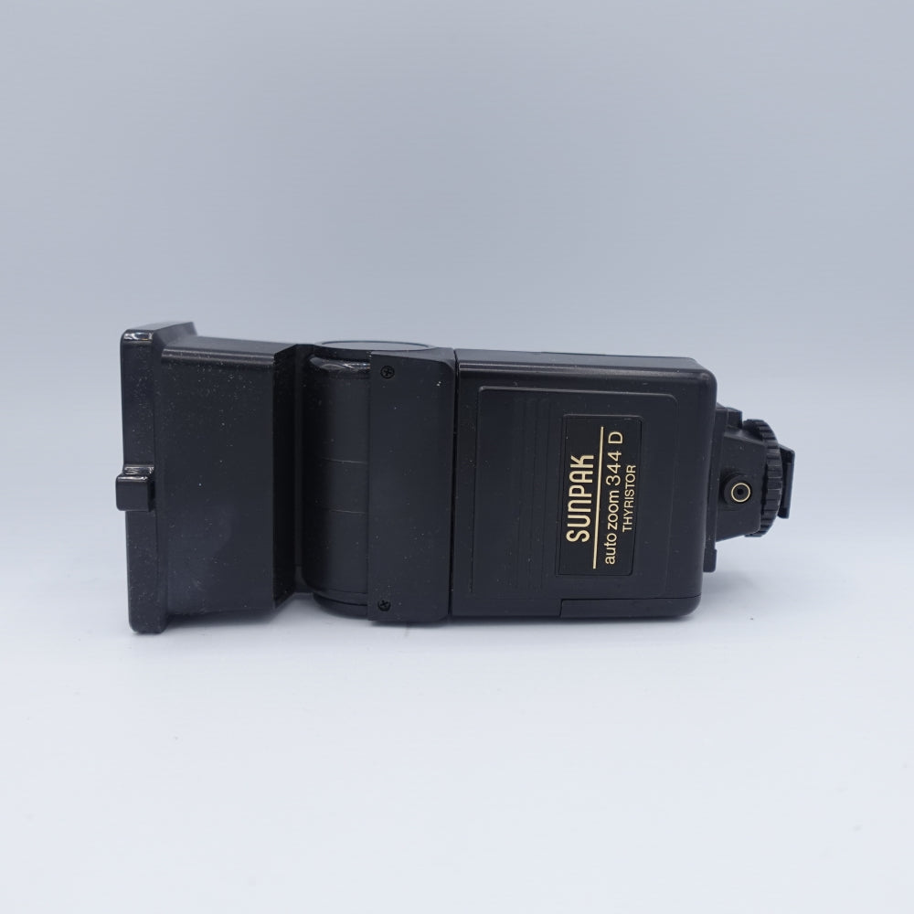 Used Sunpak Auto Zoom 344 D Thyristor Flash for Nikon | Black | U9+