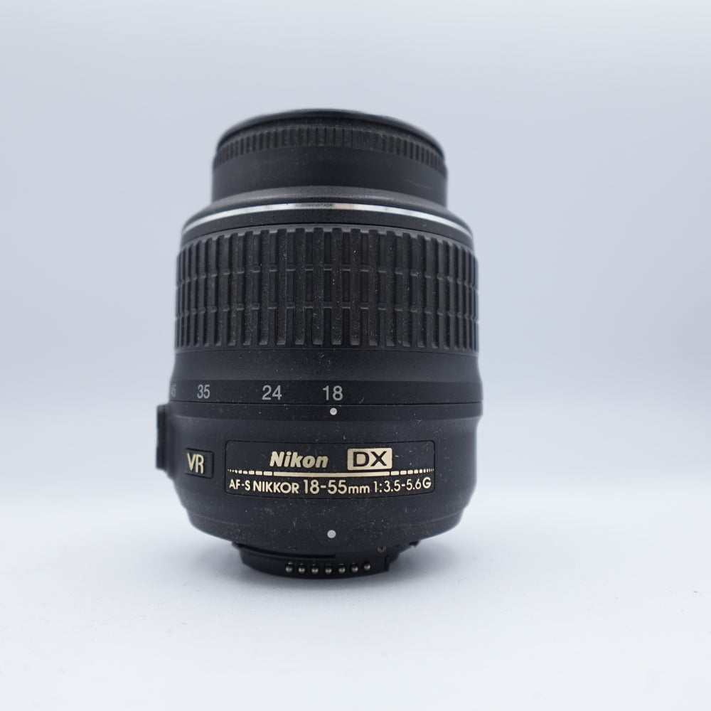 Used Nikon AF-S DX Nikkor 18-55mm f/3.5-5.6G VR DSLR Lens | Black | U8