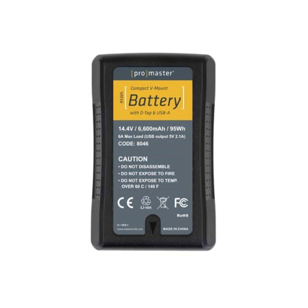 Promaster Compact V-Mount Battery Kit 95WH with D-TAP & USB-A