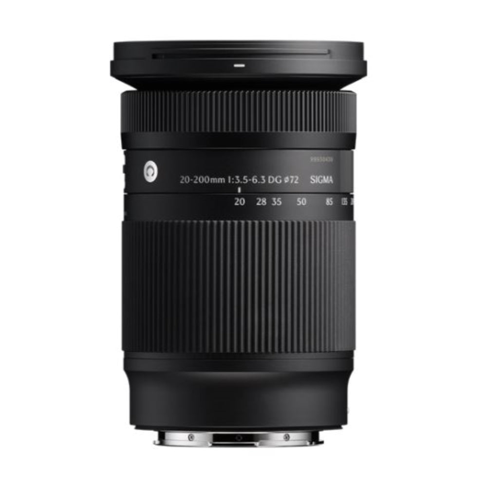 Sigma 20-200mm f/3.5-6.3 DG Contemporary Lens Compatible with Sony E Mount (Full Frame) Bundle with UV Filter + Lens Cap Keeper + Cleaning Kit + Cleaning Cloth (5 Items)