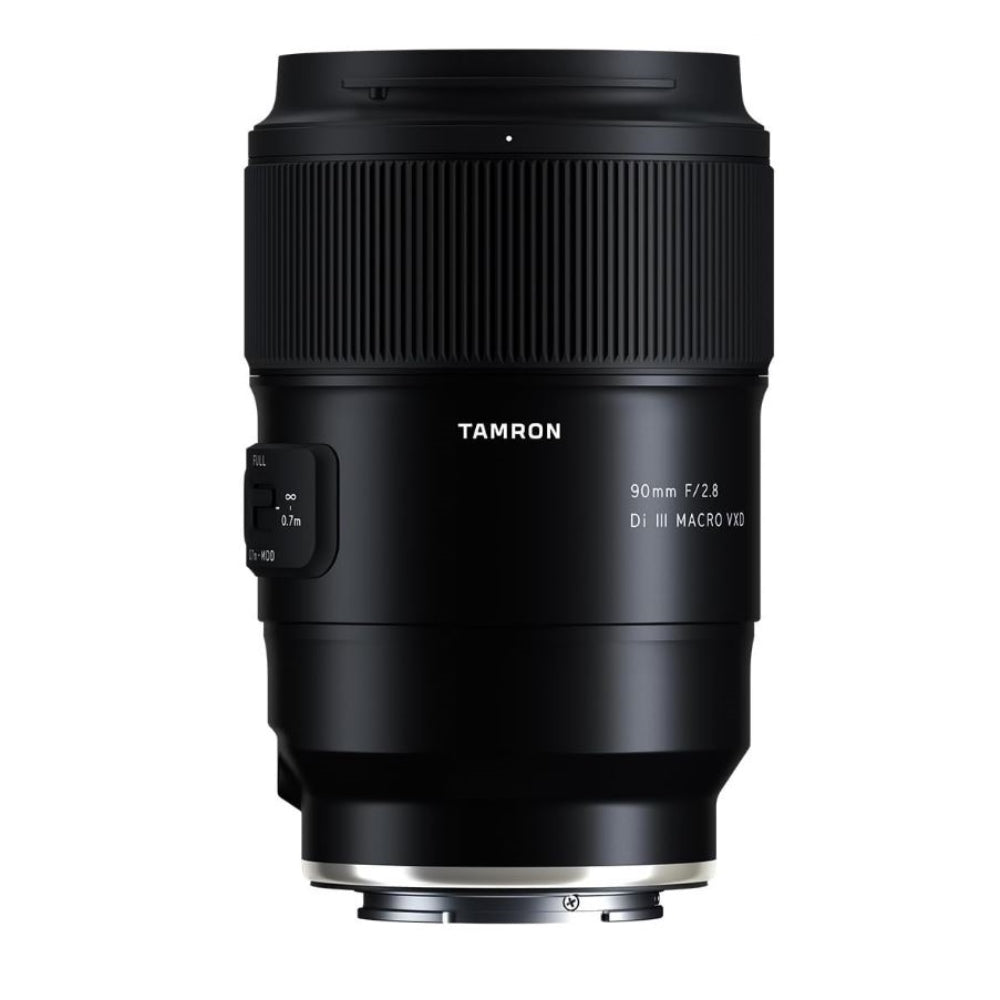 Tamron 90mm f/2.8 Di III VXD Macro Lens Compatible with E Mount (Full Frame) Bundle with Tiffen Filter Set + Lens Cap Keeper + Cleaning Kit + Cleaning Cloth (5 Items)