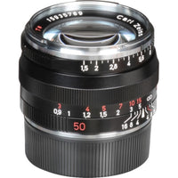 ZEISS C Sonnar T* 50mm f/1.5 ZM Lens | Black