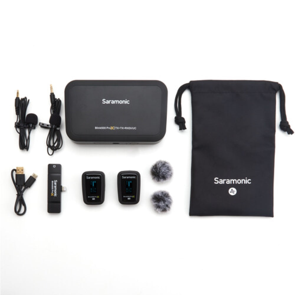 Saramonic Blink 500 ProX B4 2-Person Digital Wireless Omni Lavalier Mic System for iOS Devices | 2.4 GHz