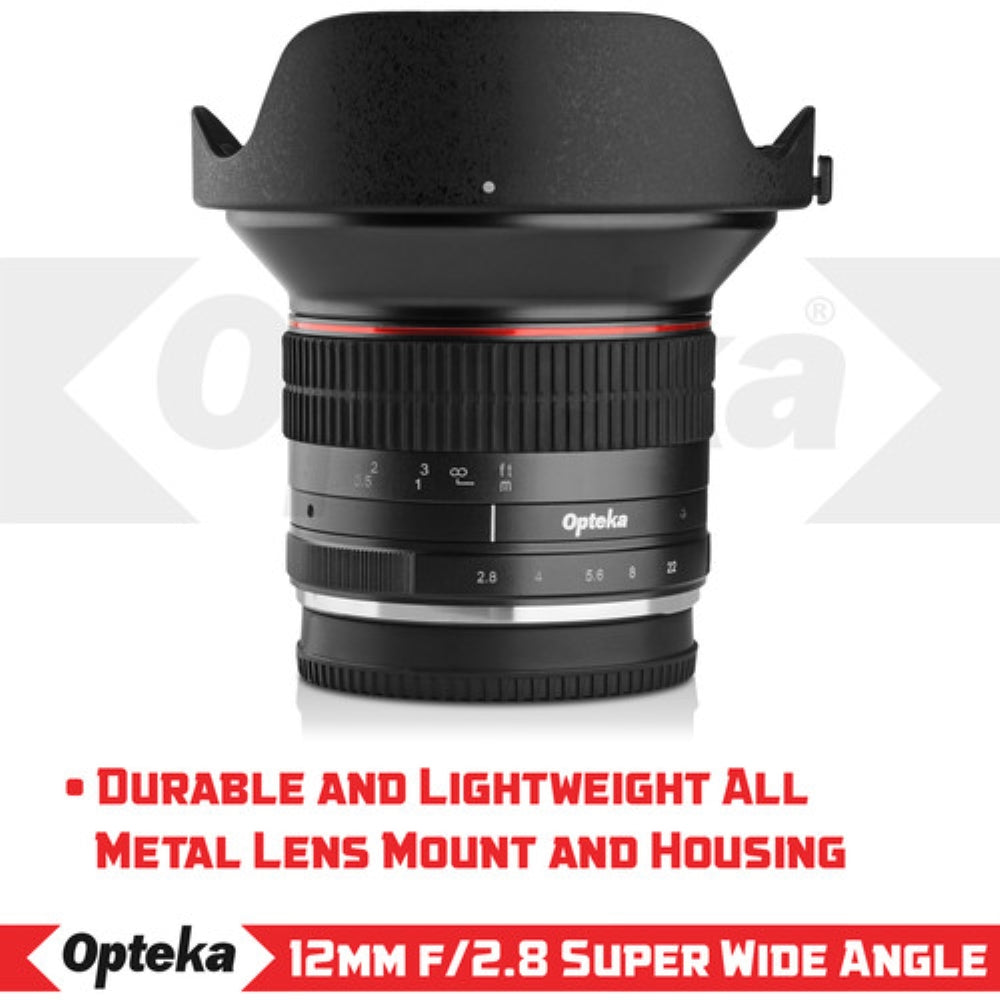 Opteka 12mm f/2.8 Lens for Fujifilm X