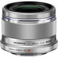 Olympus M.Zuiko Digital 25mm f/1.8 Lens | Silver