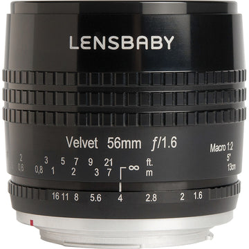 Lensbaby Velvet 56mm f/1.6 Lens for Sony A | Black