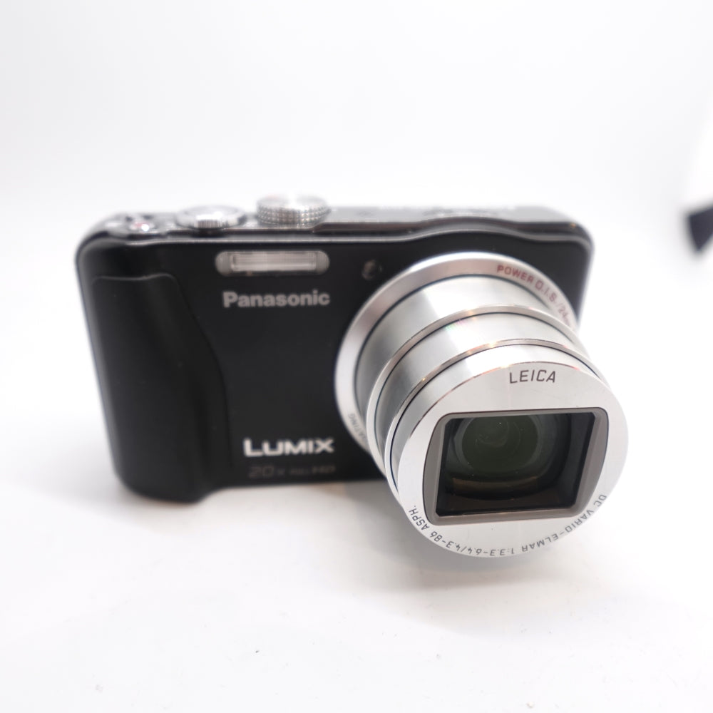 Used Panasonic Lumix DMC-ZS19 Digital Point and Shoot Camera | Black | U9