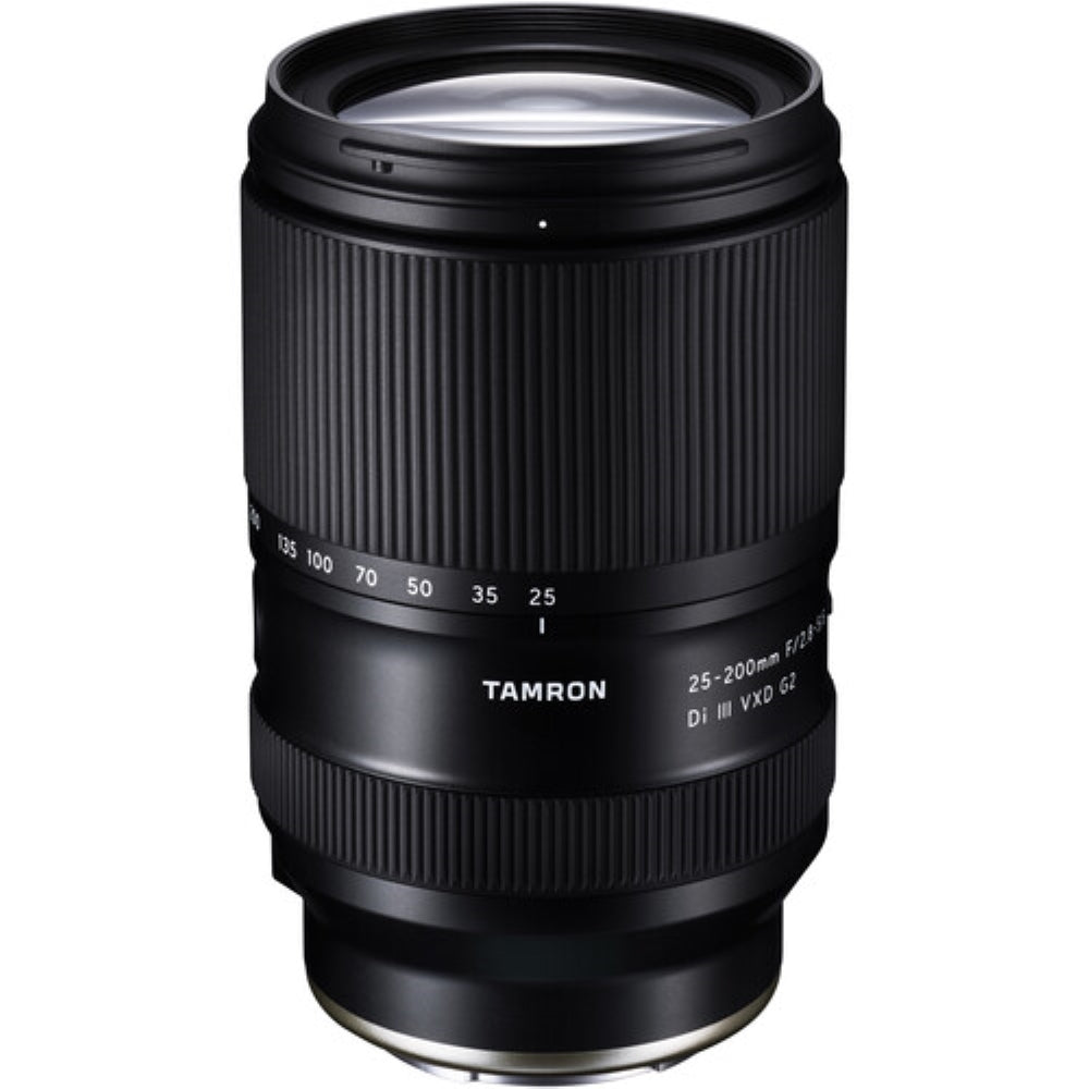 Tamron 25-200mm f/2.8-5.6 Di III VXD G2 Lens | Compatible with Sony E (Full Frame) Bundle with 67mm UV Filter + Lens Pouch + Lens Cap Keeper + Cleaning Kit + Cleaning Cloth (6 Items)