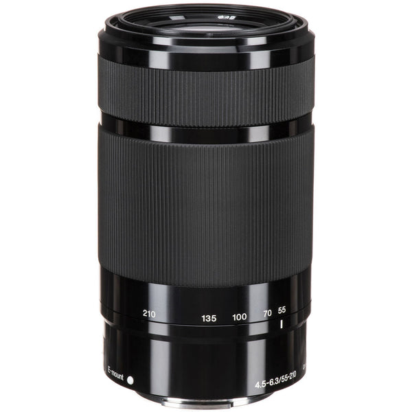Sony 55-210mm  f/4.5-6.3 OSS Telephoto E-Mount Lens | Black