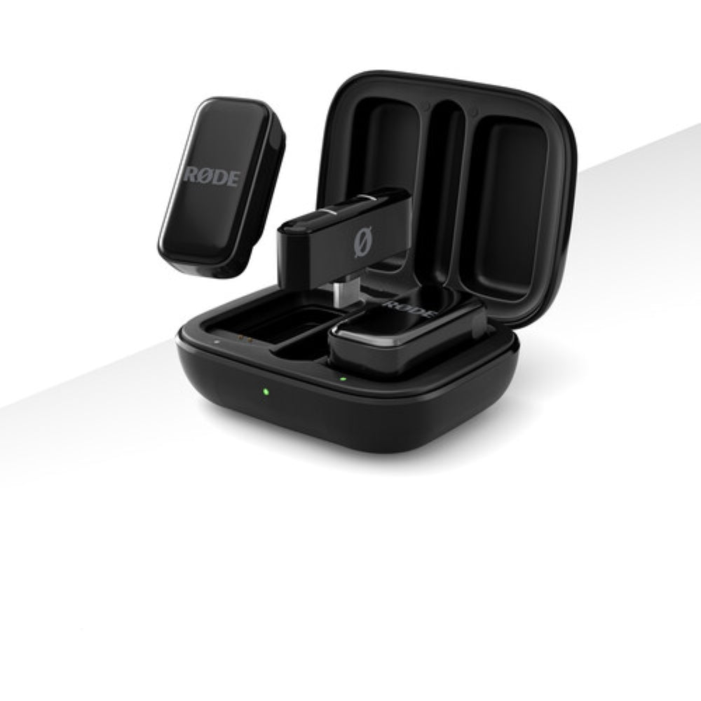 RODE Wireless Micro 2-Person Ultracompact Wireless Microphone System with USB-C Connector | 2.4 GHz, Black **OPEN BOX**