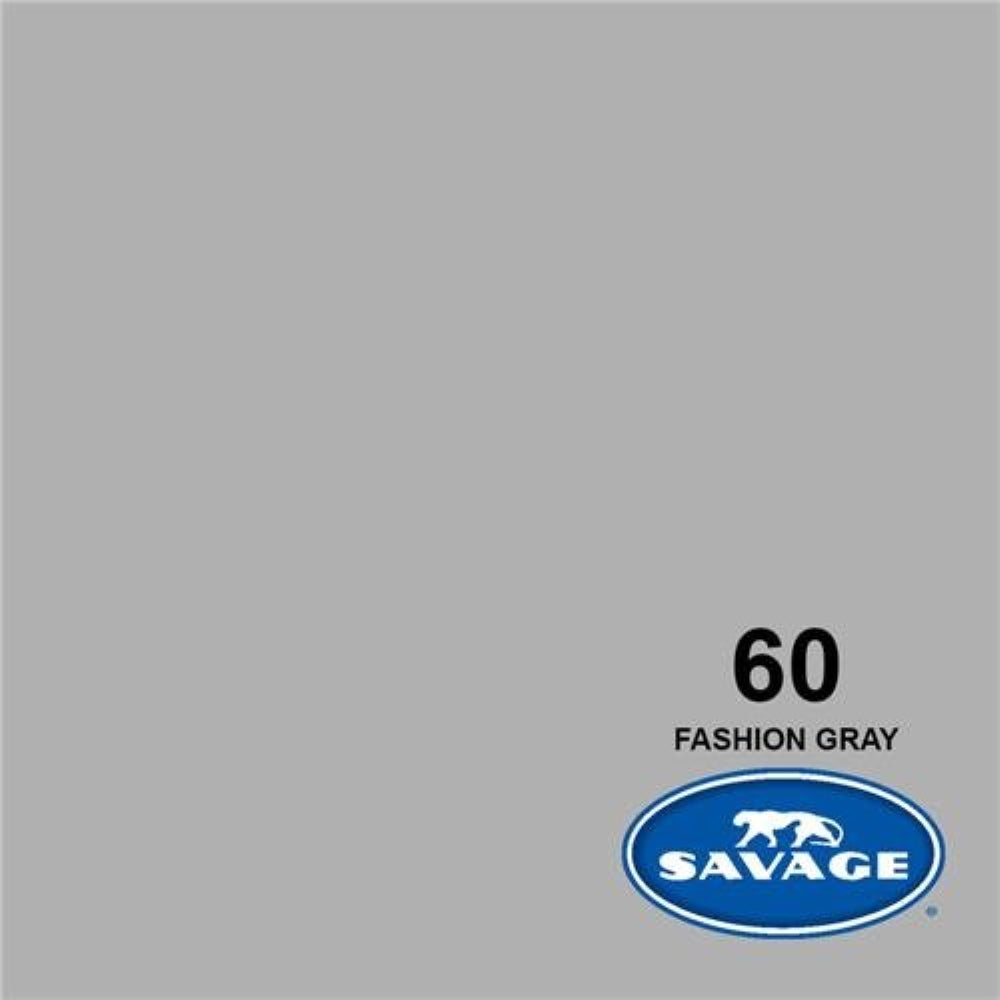 Savage Widetone Seamless Background Paper | 86" x 36', #60 Focus Gray