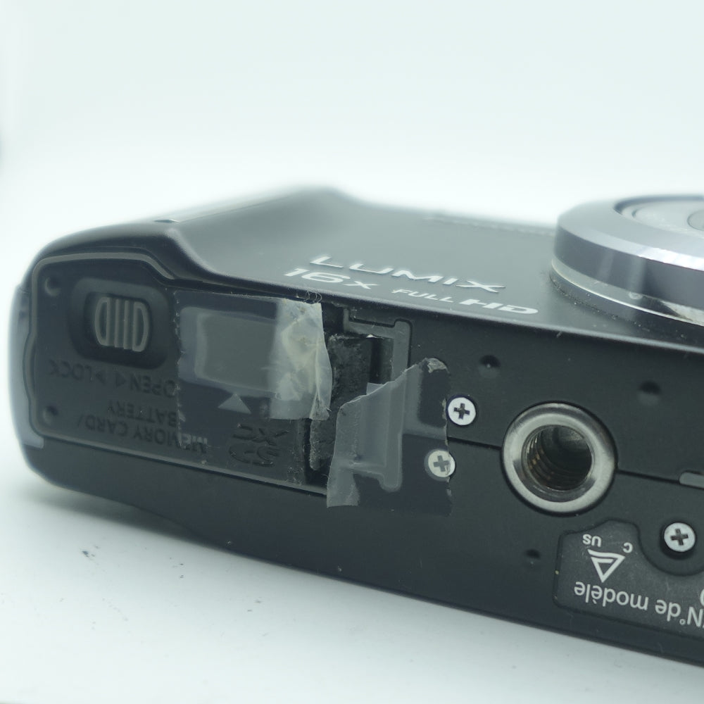 Used Panasonic Lumix DMC-ZS10 Digital Point and Shoot Camera | Black | U7