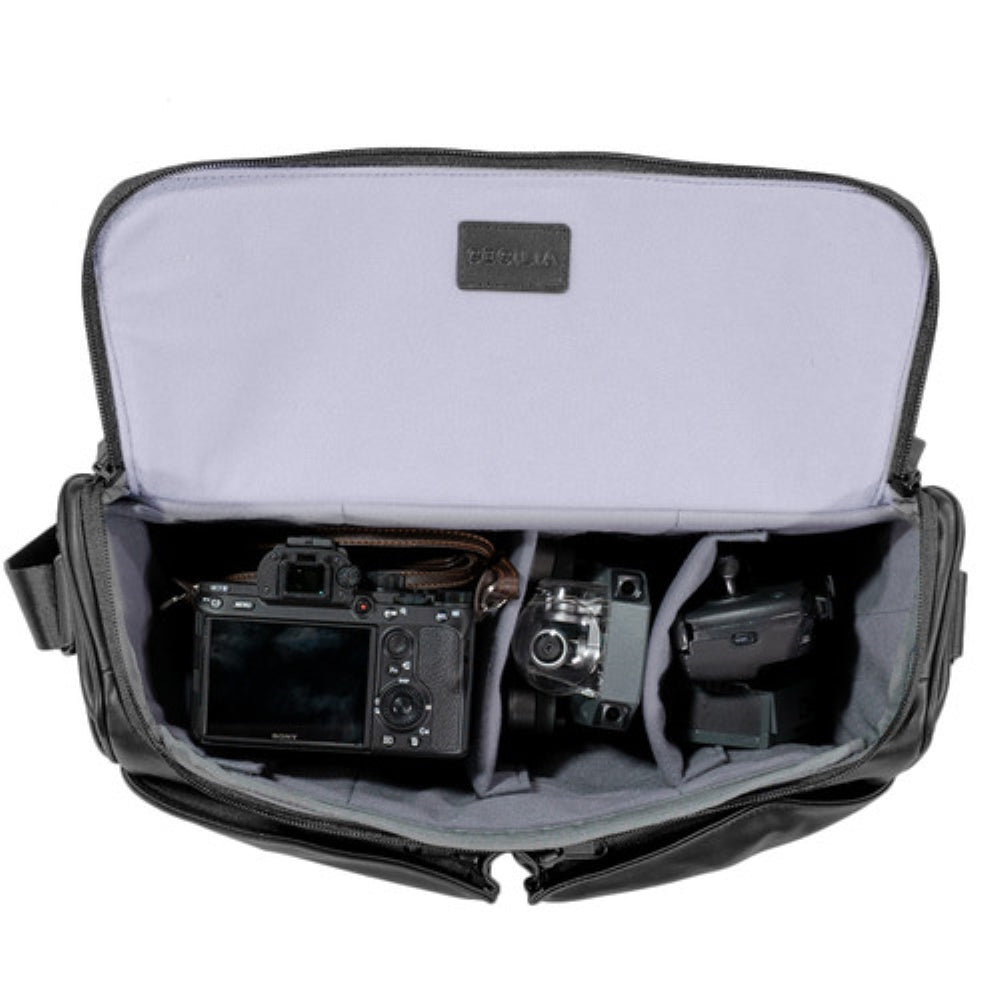 Cecilia Gallery Lambert 12L Camera Bag | Black, Leather