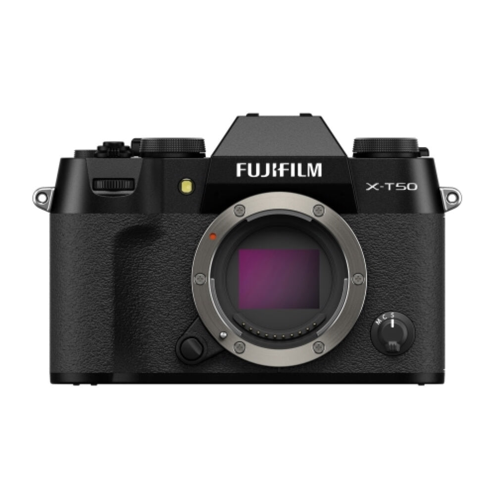 Fujifilm X-T50 Mirrorless Camera | Black Bundle with Tamron 18-300mm f/3.5-6.3 Di III-A VC VXD Lens + 64GB SD Card + UV Filter + Battery Charger + Photo Starter Kit + Cleaning Cloth (7 Items)