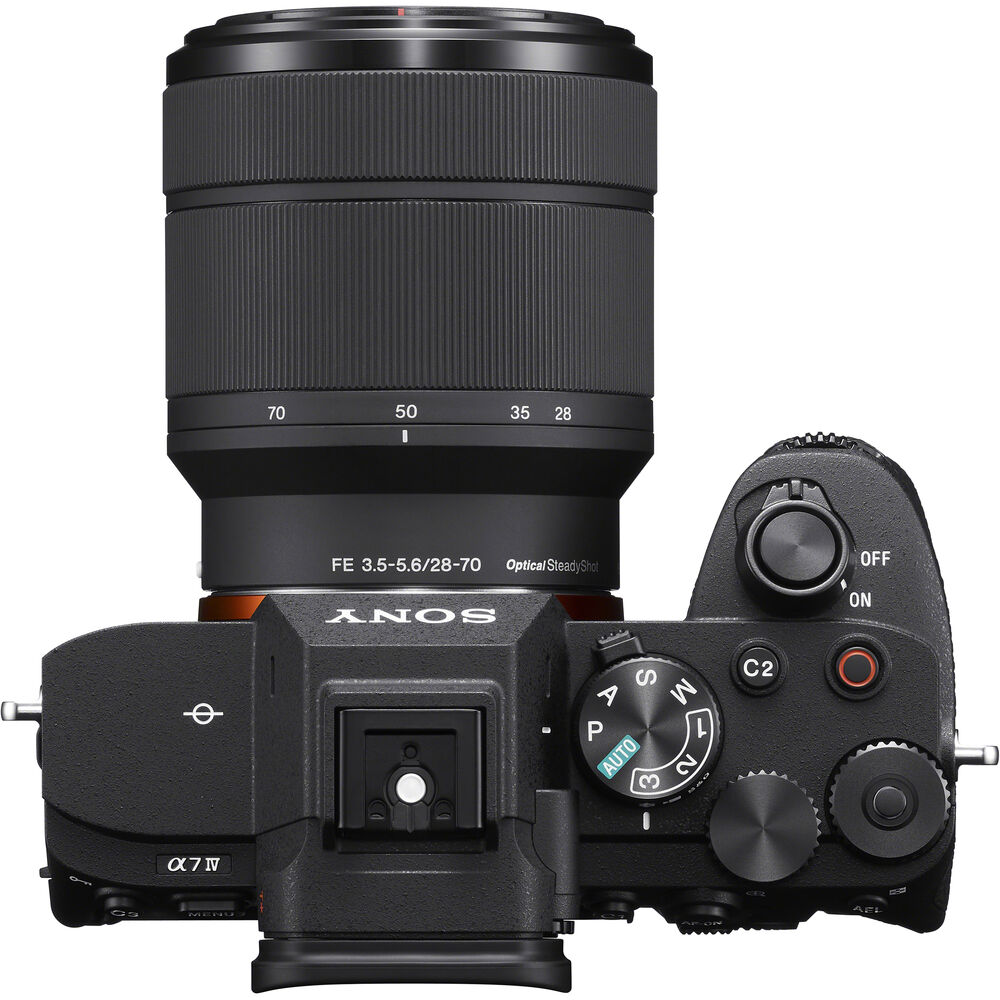 Sony a7 IV Mirrorless Camera with 28-70mm Lens with 64GB SD Card + Photo Software + Camera Bag + Cleaning Kit + Battery & Charger + Screen Protectors + Card Reader + Cleaning Cloth (12 Items)