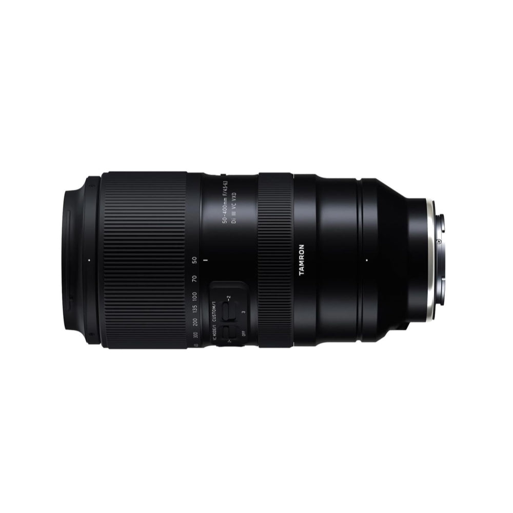 Tamron 50-400mm f/4.5-6.3 Di III VC VXD Lens Compatible with E Mount (Full Frame) Bundle with Tiffen Filter Set + Lens Cap Keeper + Cleaning Kit + Cleaning Cloth (5 Items)