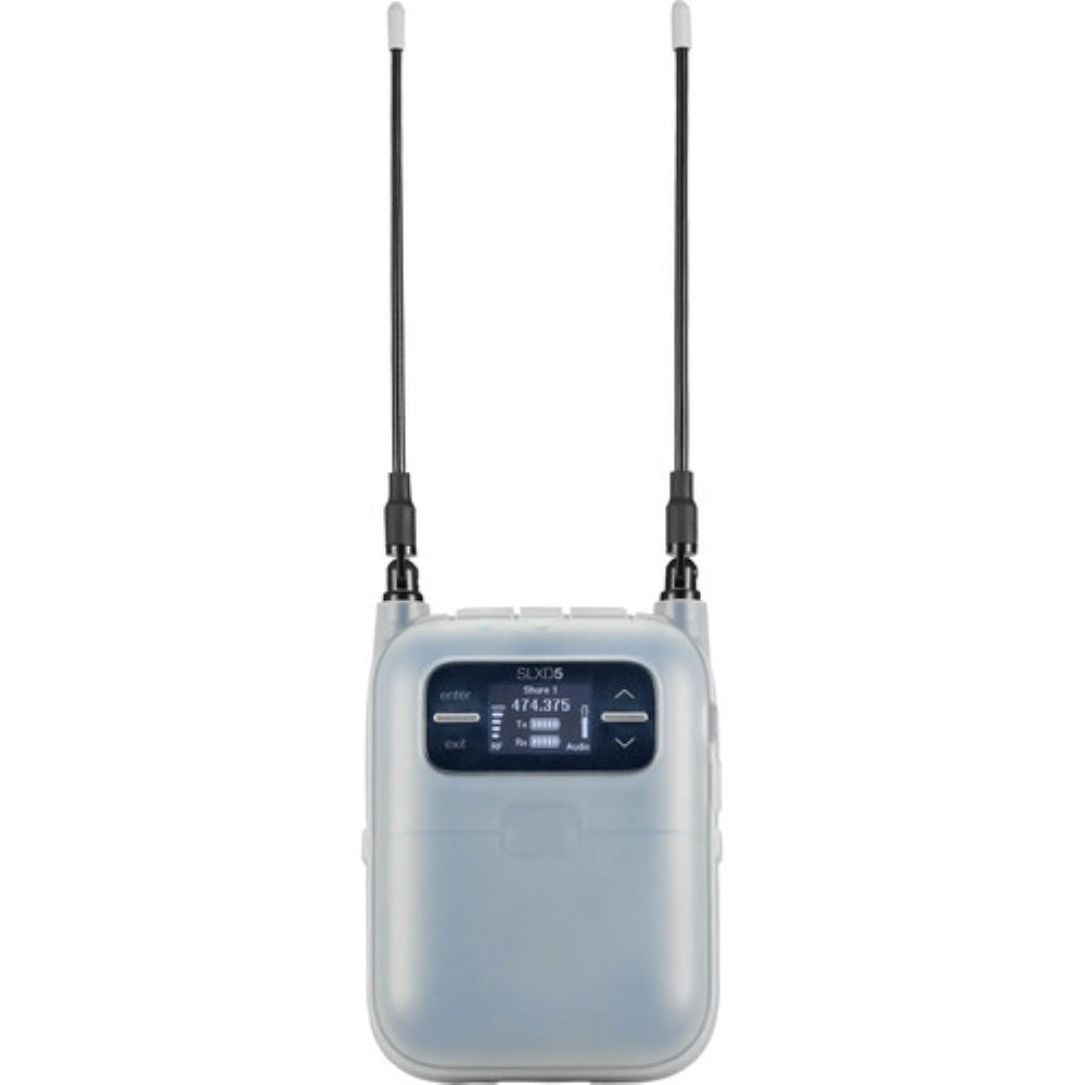 Shure SLXD5 Digital Camera-Mount Wireless Microphone Receiver | G58: 470 to 514 MHz