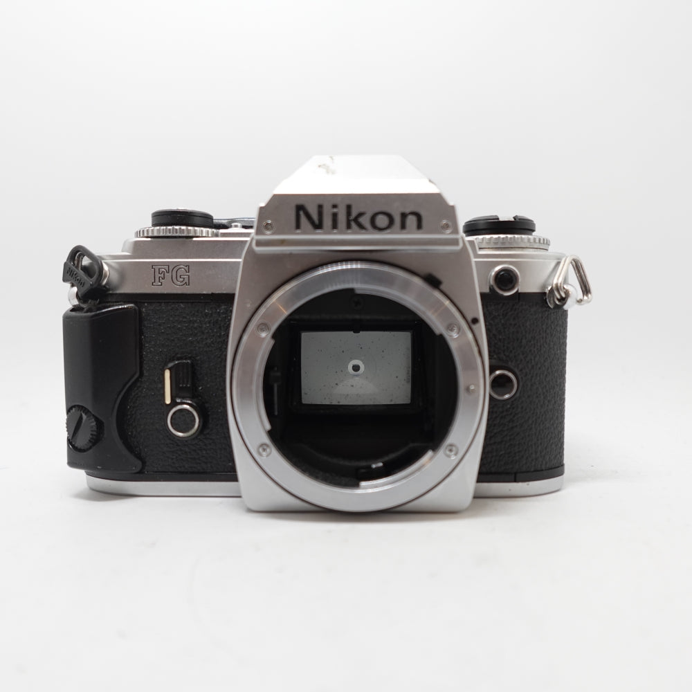 Used Nikon FG 35mm SLR Camera Body | Chrome | U8+